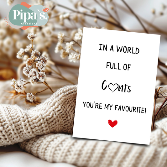 In a world full of cunts ... - Beauty Beast