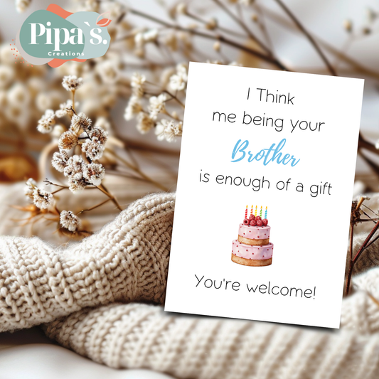 I Think me being your brother … - Beauty Beast