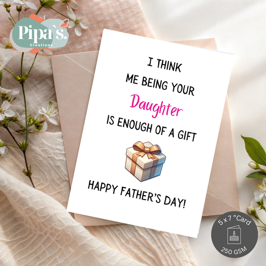 I Think me being your daughter... (Father's day) - Beauty Beast