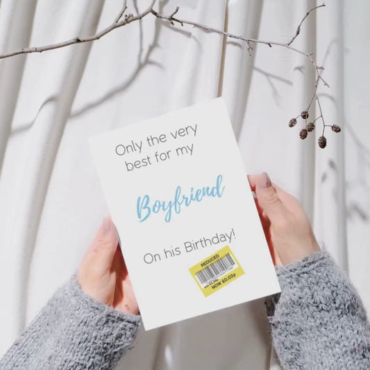 Only the very best for my boyfriend ...