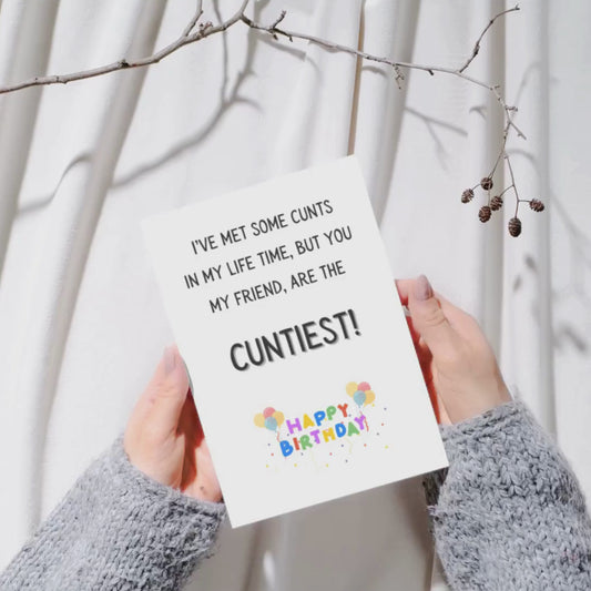 I've met some cunts in my life …