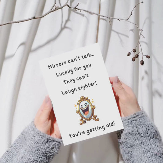 Mirrors can't talk... luckily for you ...